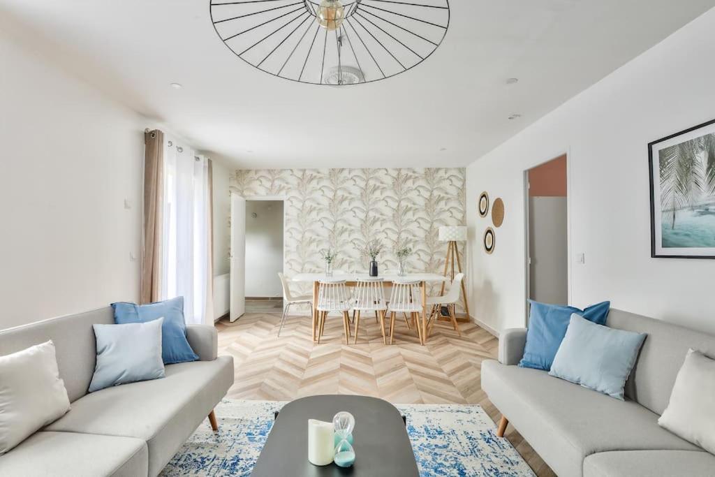 Villa Paris Nord: Tranquil Retreat with Private Parking and Garden Epinay-sur-Seine Exterior photo